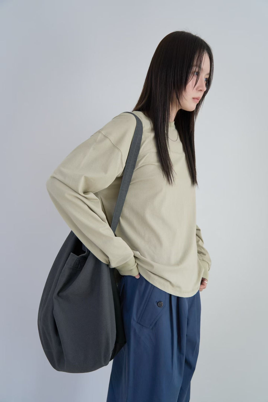 圓領寬鬆衛衣 (4色)