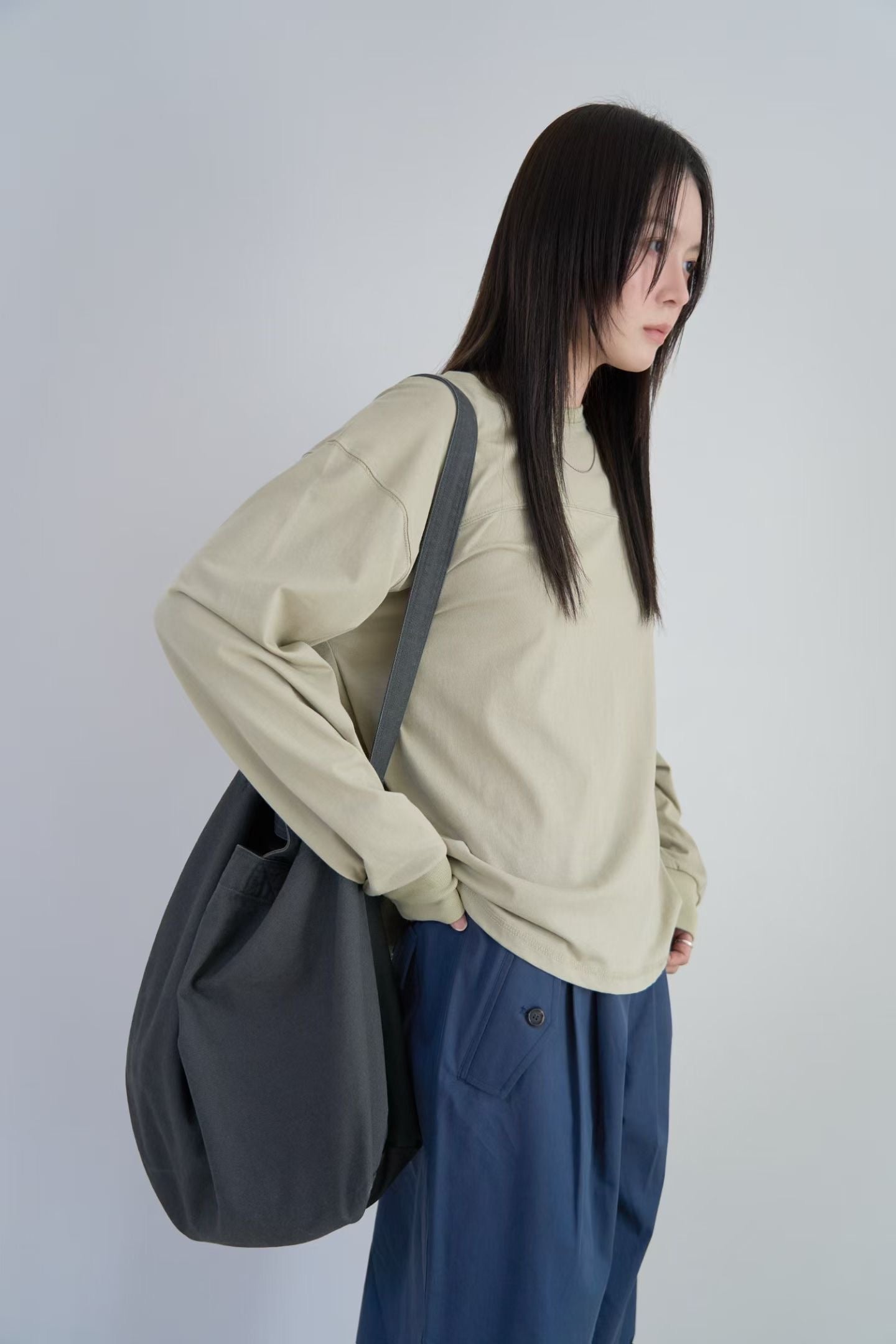 圓領寬鬆衛衣 (4色)