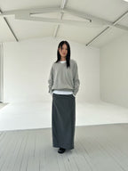 直紋鉛筆裙 2色