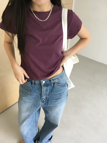 Daily Basic Crew Tee (5 Colors)