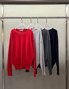 V領針織上衣 4色