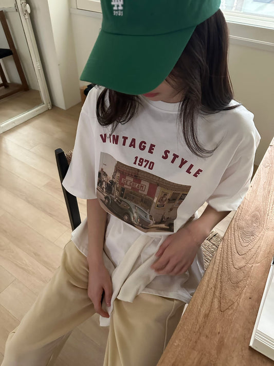 Vintage Style Tee (3 Colors)