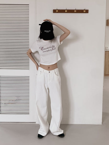 Letter 短版 Tee (3 Colors)