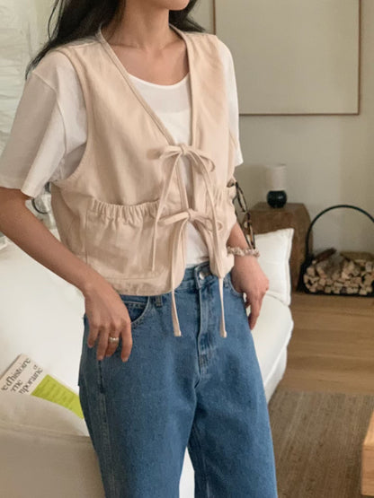 Ribbon Vest (2 Colors)