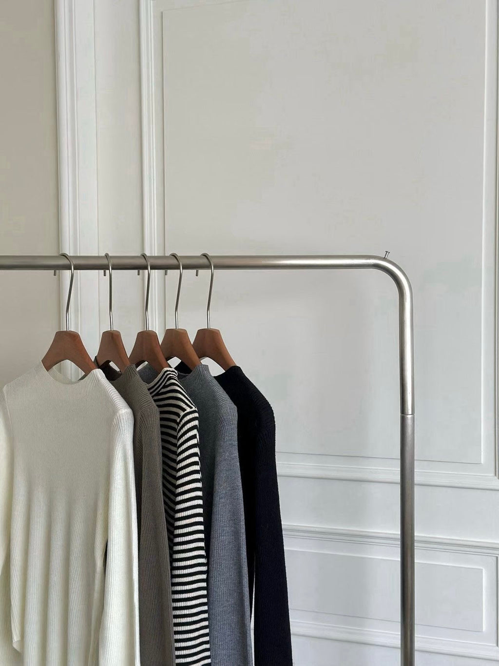 半高領針織上衣 4色