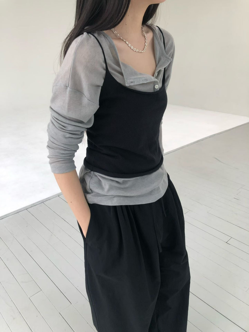 細肩帶背心 (4色)