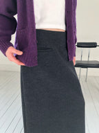 V領排釦針織外套 5色