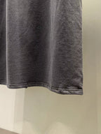 淨色後開叉長裙