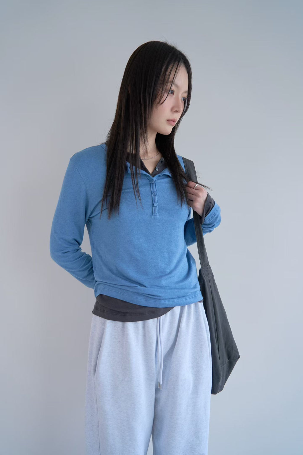 柔軟棉質慢跑褲