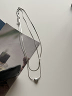 layered heart necklace (現貨)
