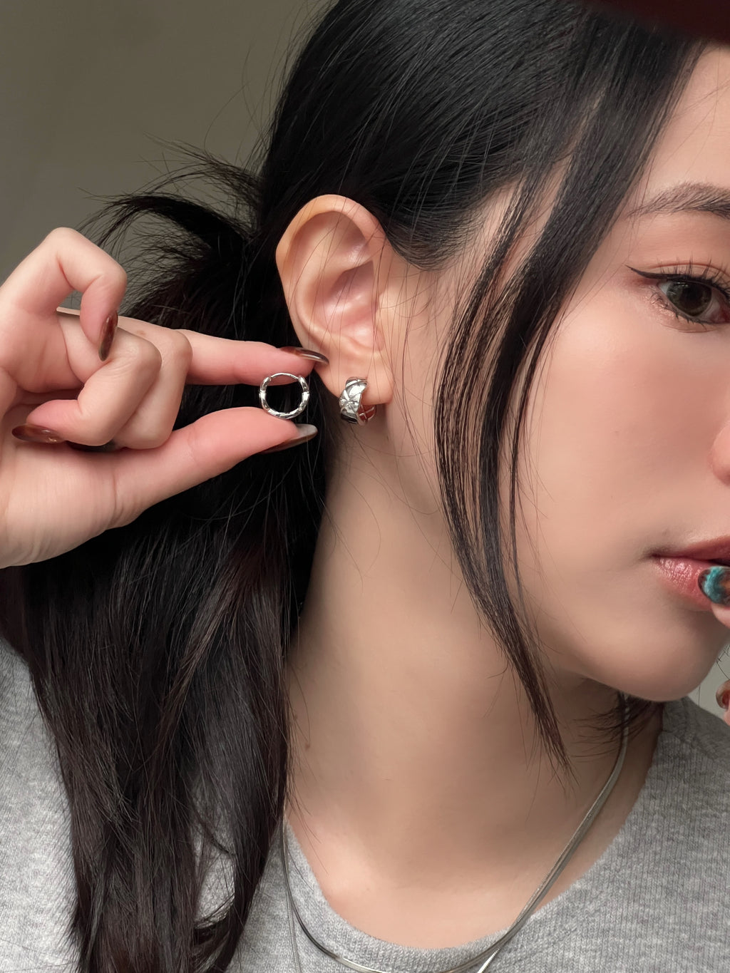 argyle earrings (現貨)