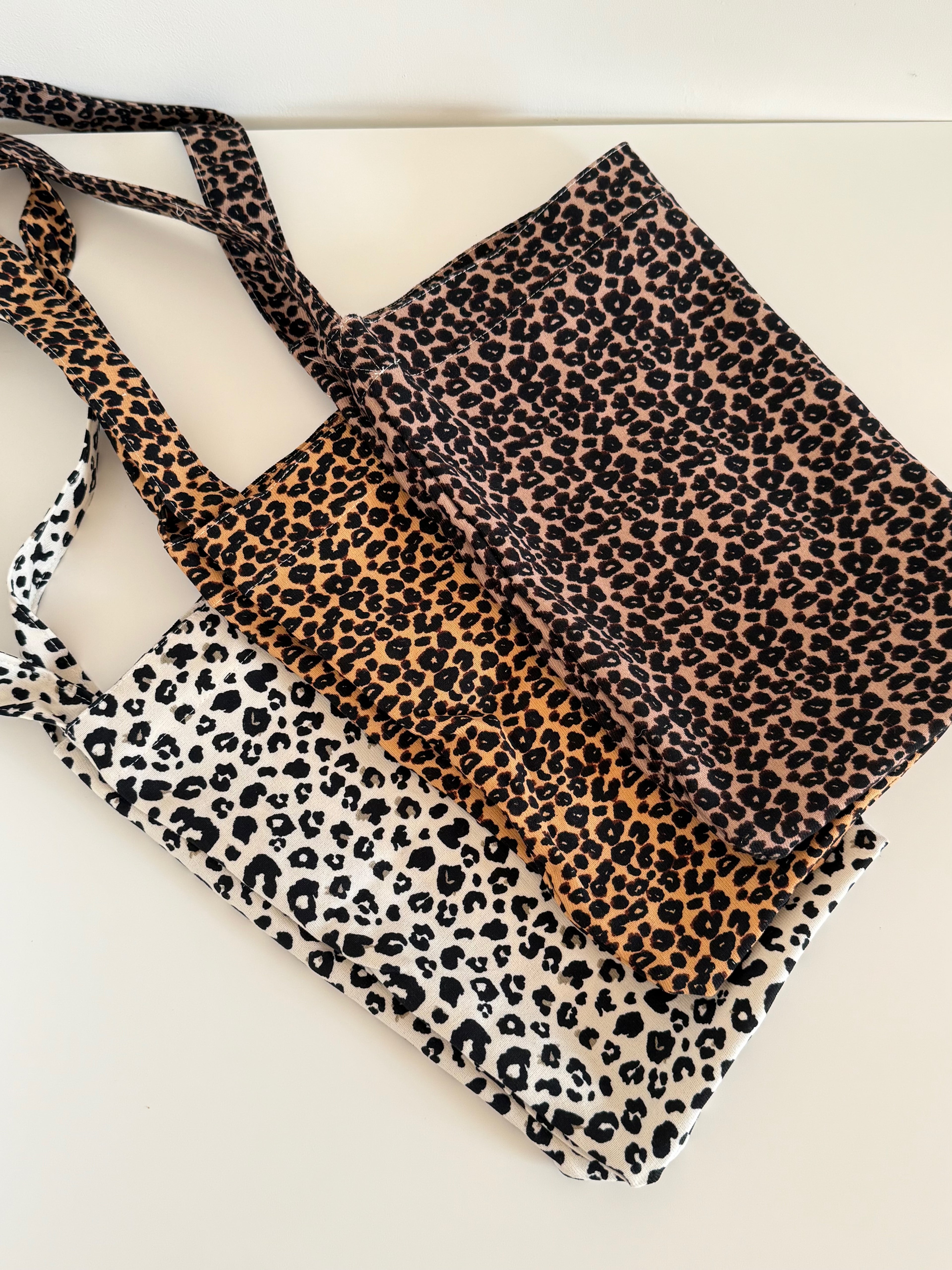 豹紋慵懶tote bag (3色)