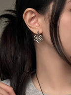 two-way floral earrings (現貨)