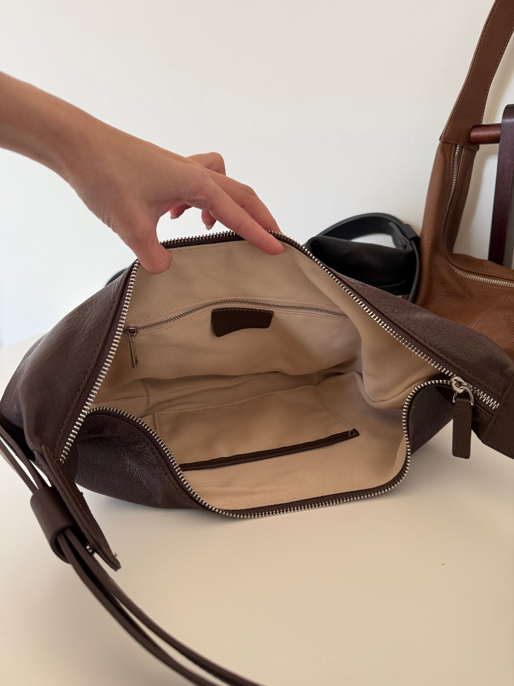 大容量.ᐟ‪‪.ᐟ 羊皮兩用餃子袋 3色