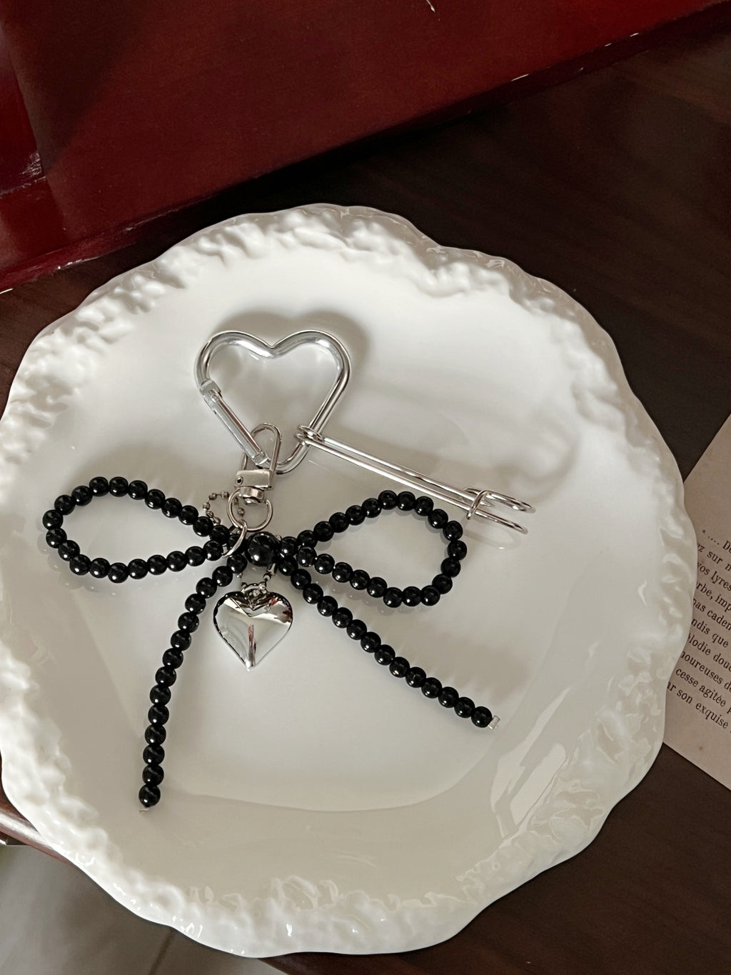 自訂款蝴蝶結吊飾 (現貨)